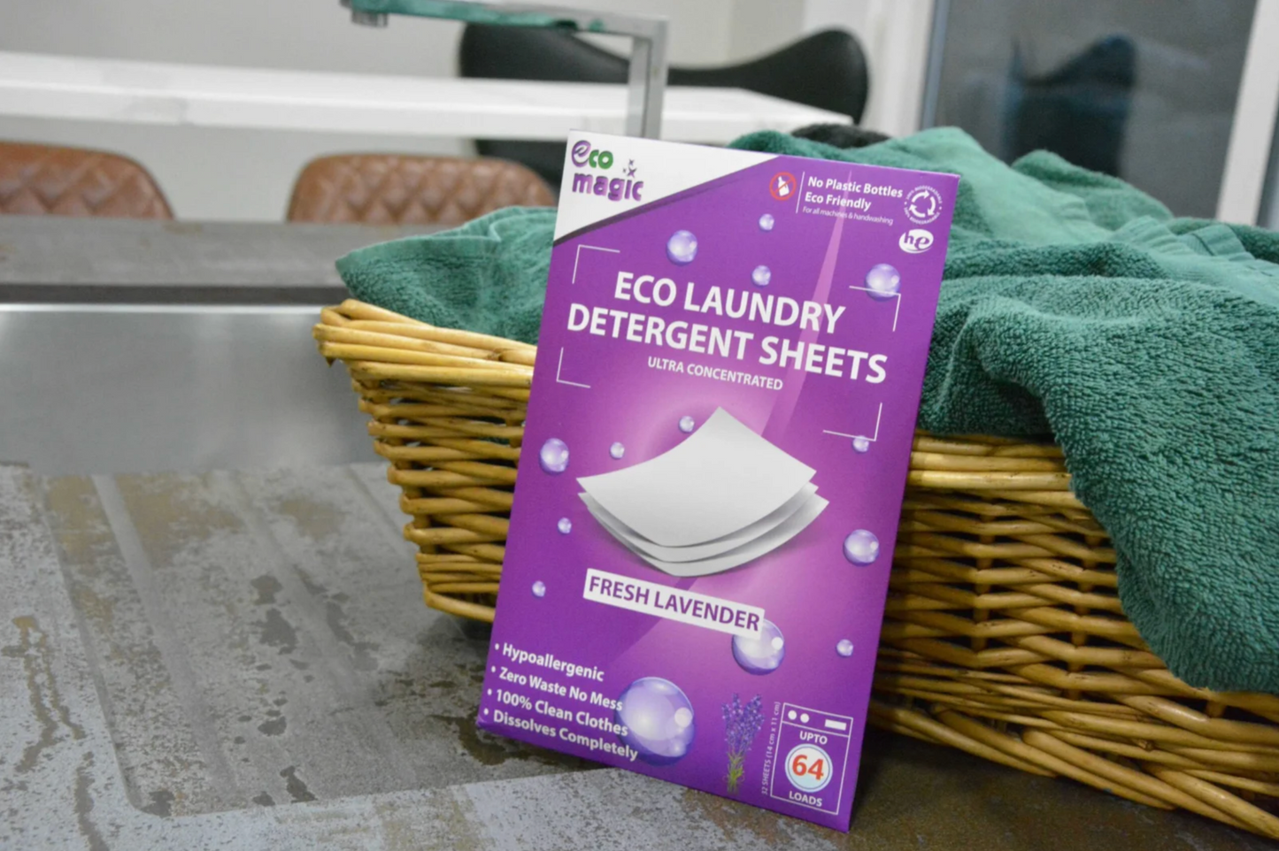 Eco Laundry Detergent Sheets - Fresh Lavender