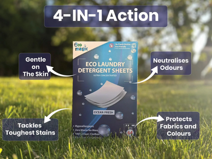 Eco Laundry Detergent Sheets - Ocean Fresh
